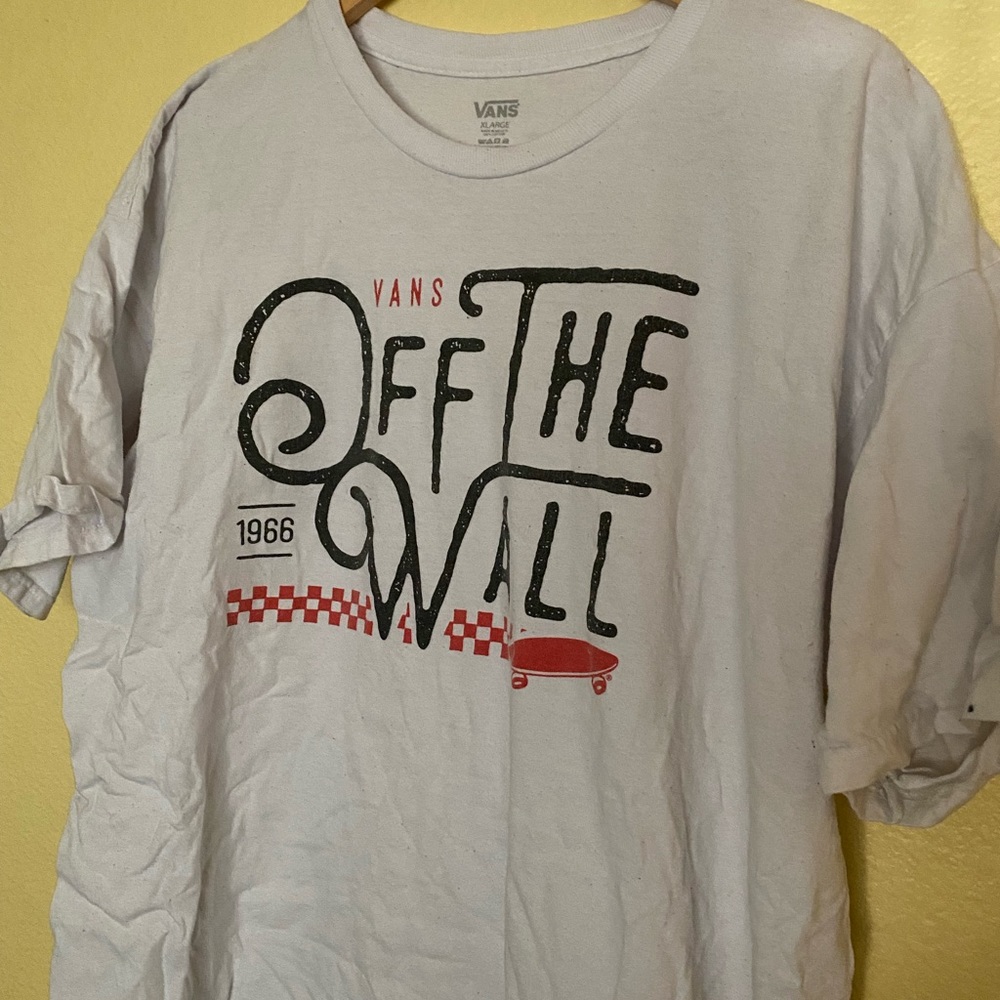 Off the wall oversized vans shirt